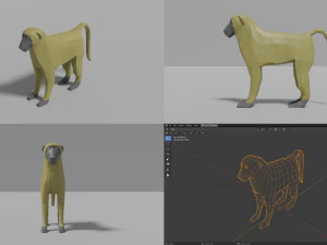 african animals pack 3D Model