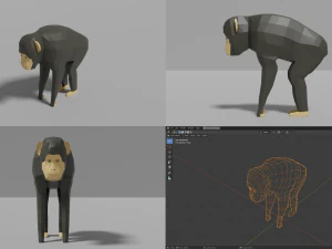 african animals pack 3D Model