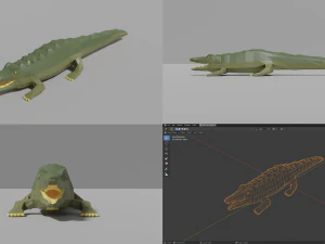 african animals pack 3D Model
