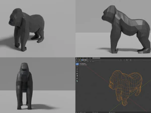 african animals pack 3D Model