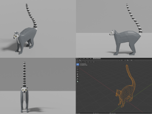 african animals pack 3D 모델
