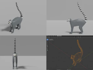 african animals pack 3D Model