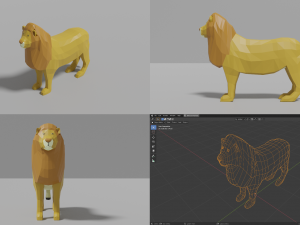african animals pack 3D 모델
