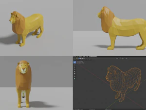 african animals pack 3D Model
