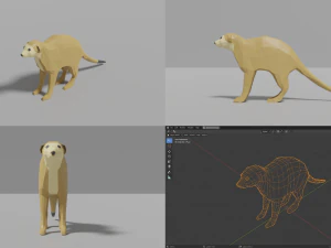 african animals pack 3D Model