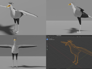 african animals pack 3D 모델