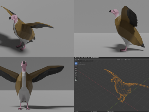 african animals pack 3D 모델