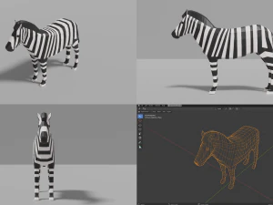 african animals pack 3D Model