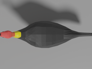 cartoon brushturkey 3Dモデル