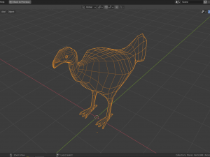 cartoon brushturkey 3Dモデル
