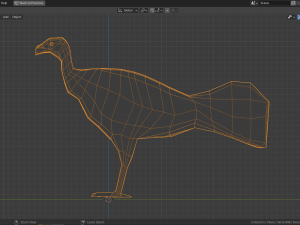 cartoon brushturkey 3Dモデル