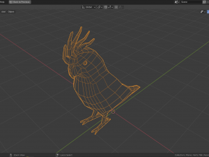 cartoon cockatoo 3D Модель
