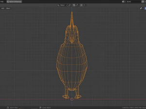 cartoon cockatoo 3D Model