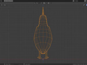 cartoon cockatoo 3D Model