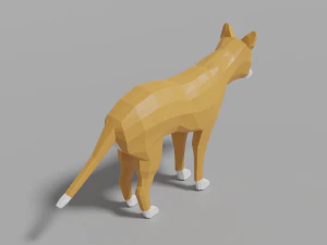 cartoon dingo 3D Model