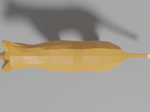 cartoon dingo 3D Модель