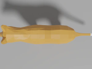 cartoon dingo 3D Model