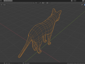 cartoon dingo 3D Модель