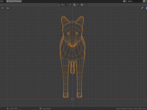 cartoon dingo 3D Модель