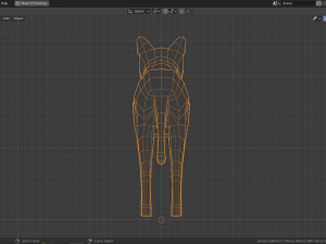 cartoon dingo 3D Модель