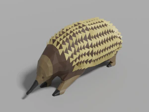 echidna dei cartoni animati Modello 3D