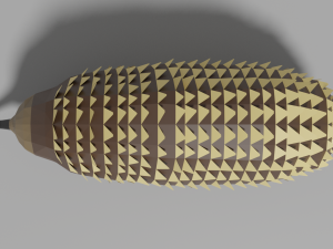 cartoon echidna Modello 3D