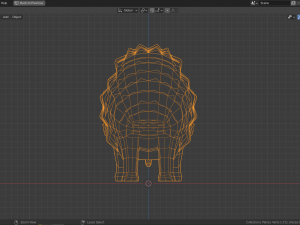 cartoon echidna Modello 3D