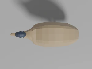 cartoon emu 3D Model