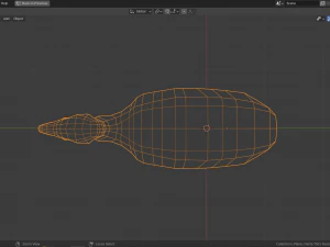 cartoon emu 3D Model