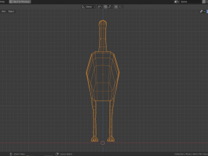 cartoon emu 3D 모델