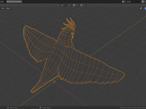 cartoon cockatoo 3D 模型