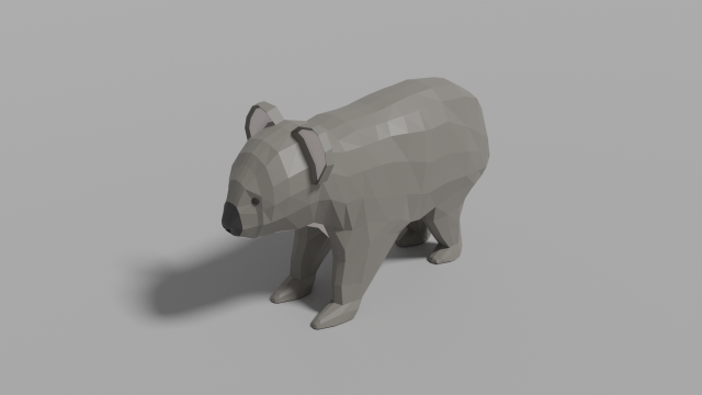 cartoon koala 3D Model .c4d .max .obj .3ds .fbx .stl .blend 