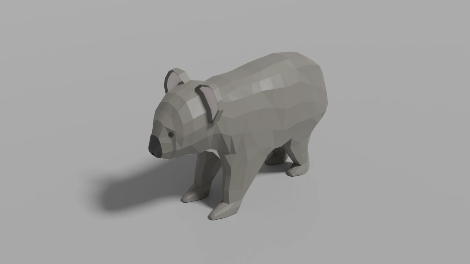cartoon koala 3D Model .c4d .max .obj .3ds .fbx .stl .blend 