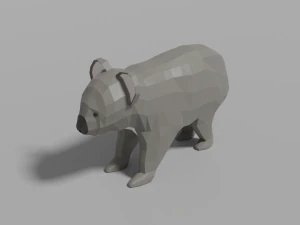 мультфильм коала 3D Модель