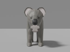 cartoon koala 3D Model