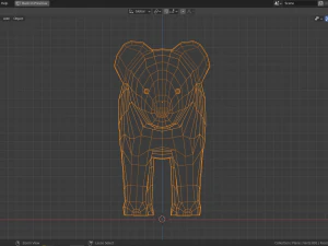 cartoon koala 3D Model