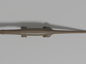 cartoon monitor lizard 3D 모델