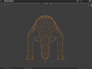 cartoon monitor lizard 3D 모델