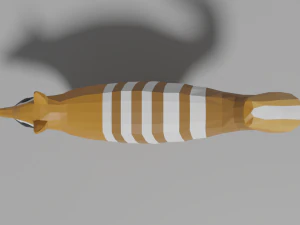 cartoon numbat 3D Model