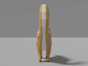 cartoon numbat 3D Model