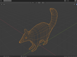 cartoon numbat Modello 3D