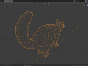 cartoon numbat 3D Model