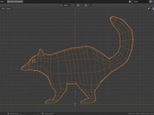 cartoon numbat Modello 3D