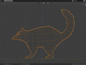 cartoon numbat 3D Model