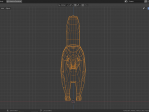 cartoon numbat Modello 3D