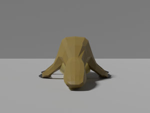 cartoon platypus Model 3D