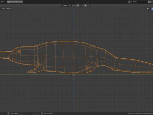 cartoon platypus 3D Model