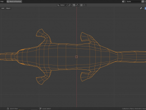 cartoon platypus Model 3D