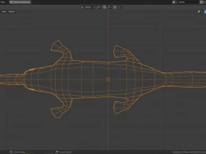 cartoon platypus 3D Model