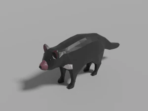 diavolo della Tasmania dei cartoni animati Modello 3D